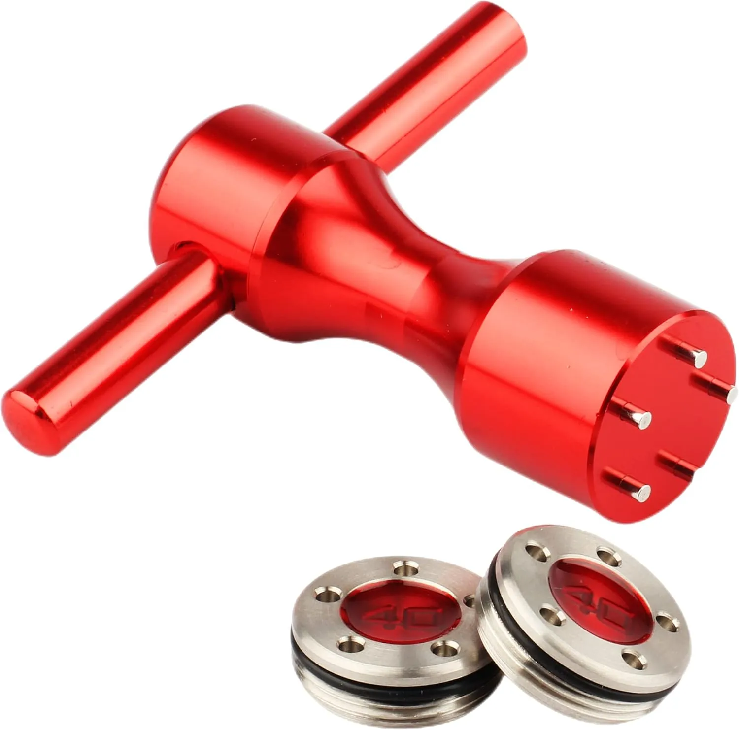 Golf Putter Weights 2pcs 5g/10g/15g/20g/25g/30g/35g/40g/45g with Red Wrench Kit Replace for Scotty Cameron Putters