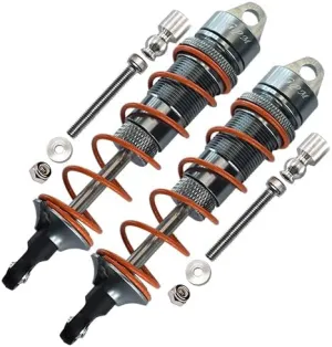 GPM for Arrma Senton 6S BLX (AR102654) & Typhon 6S BLX (AR106013) Upgrade Parts Aluminum Rear Adjustable Dampers 110mm - 1Pr Set Gray Silver