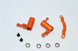 GPM for HPI Sport 3 Flux Upgrade Parts Aluminum Steering Assembly - 1 Set Orange
