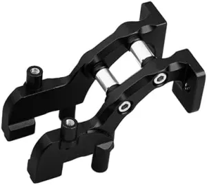 GPM For Traxxas 1/16 Mini E-Revo Upgrade Parts Aluminum Rear Wing Mount - 1 Set Black