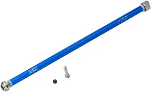 GPM For Traxxas Slash 4x4 Low-CG Version Upgrade Parts Aluminum Main Shaft With Hard Steel Ends - 1Pc Set Blue