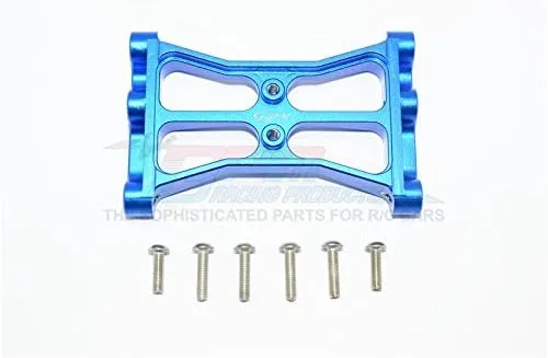 GPM For Traxxas TRX-4 Trail Defender Crawler/TRX-6 Merc-Benz G63 Upgrade Parts Aluminum Chassis Crossmember - 1Pc Set Blue
