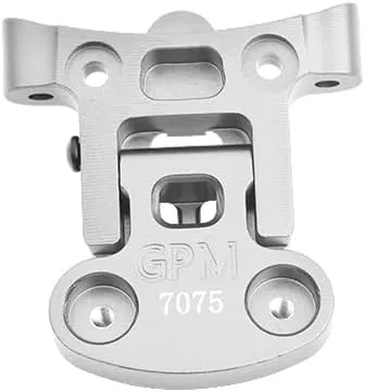 GPM Upgrades Aluminum 7075 Rear Fender Mount Set for 1/4 Promoto MX RC Car (Silver)