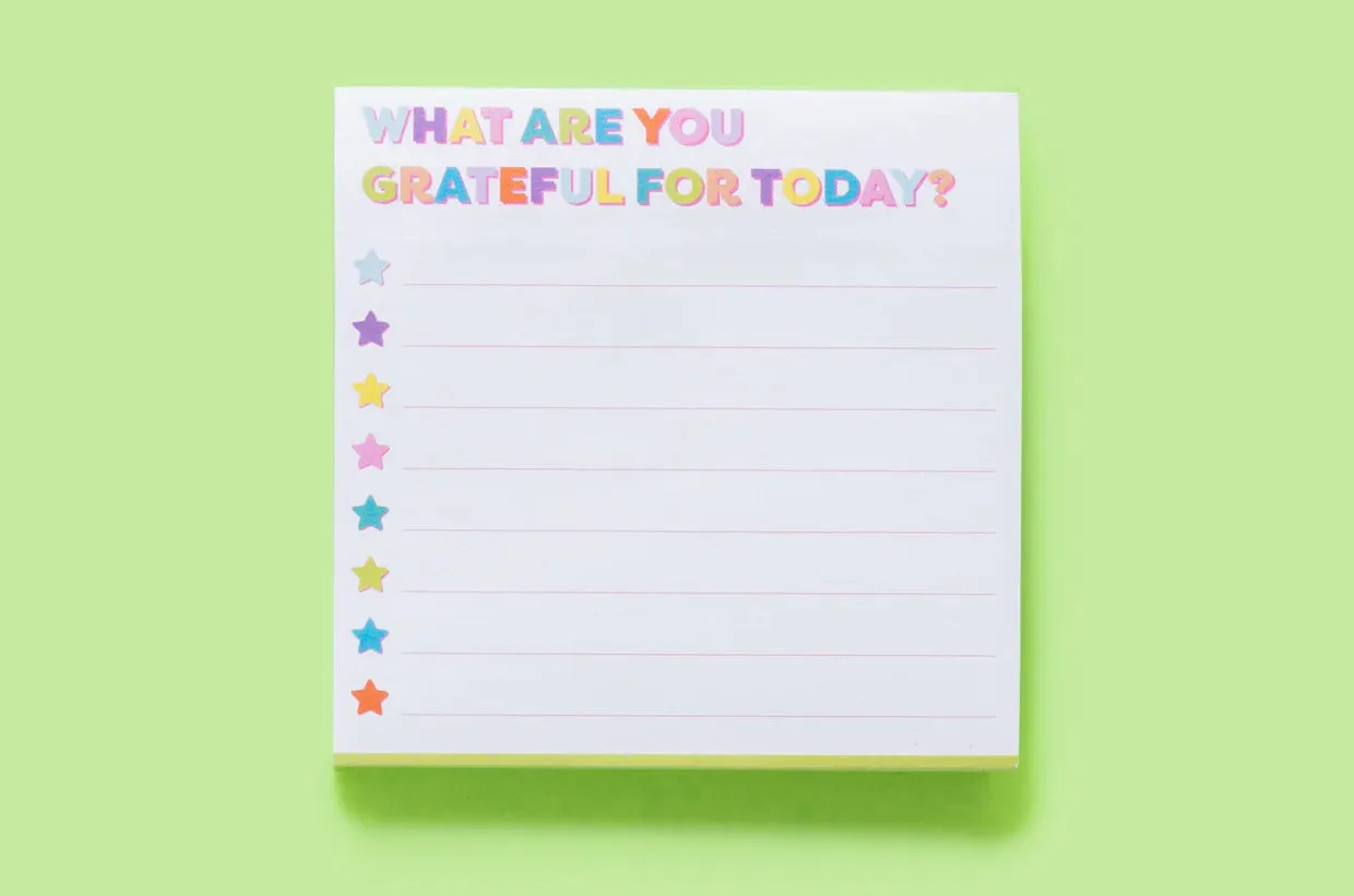 Gratitude Sticky Pad