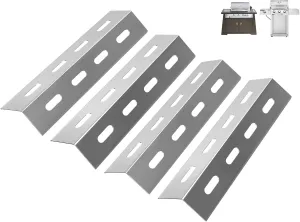 Grill Heat Plate Shields for Kenmore Grill Replacement Parts 119.16301800, 119.16434010, 119.16433010, Heat Tent/Flame Tamer for Kmart 640-784047-110, Parts for Alternate SA0376, 16.25" L