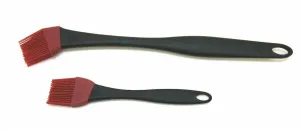 GrillPro Two Piece Silicone Brush Set