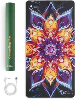 Grounding Mat 11.8"x23.6" - Colored Grounding Mat Earthing - Grounding Pad for Feet - Grounding Mouse Pad - Earthing Mat