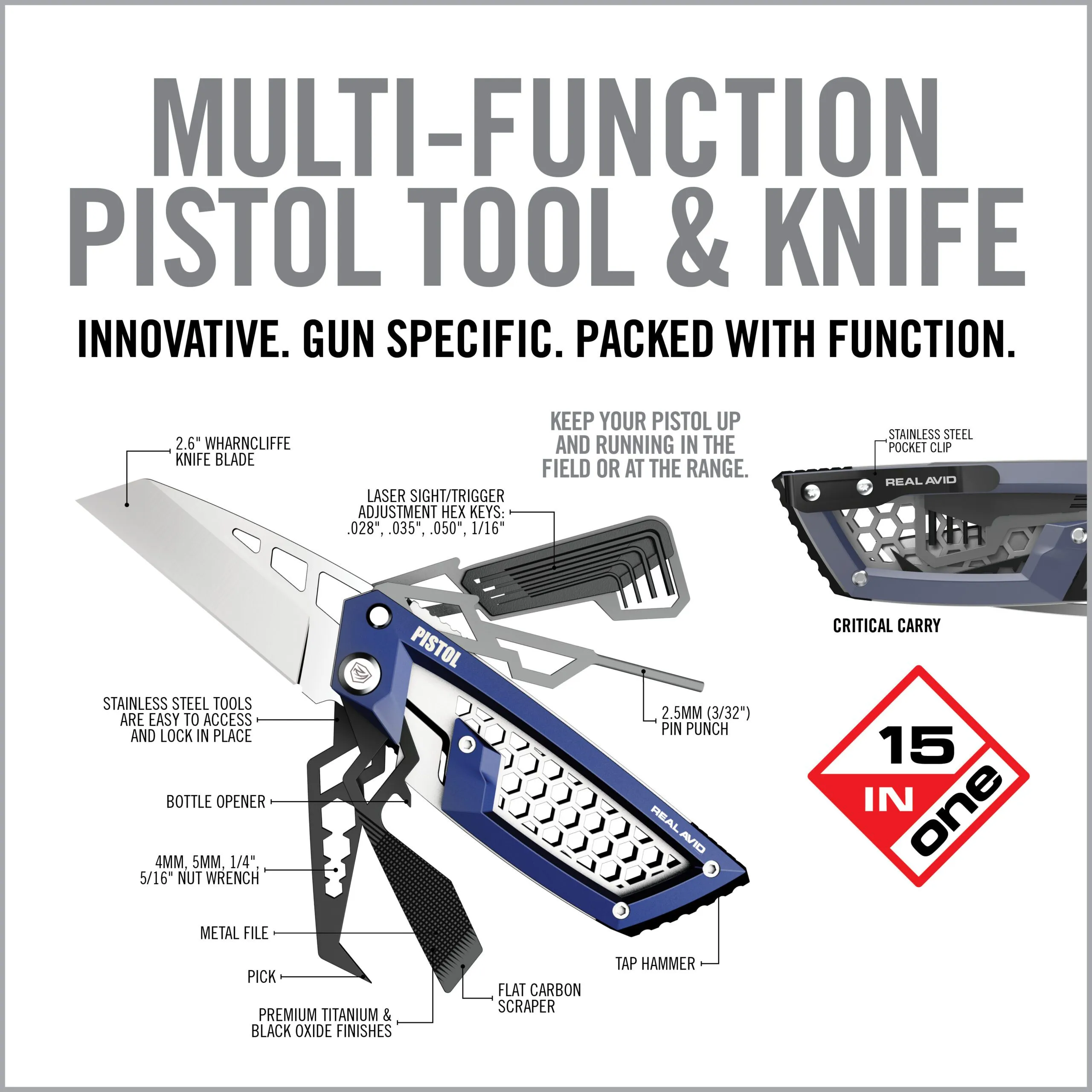 Gun Tool Edge™ - Pistol