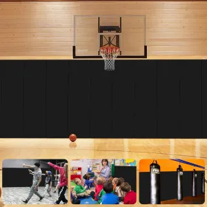 Gym Wall Padding for Gym Wall Pad for Kids Wall Padding 2" Thick Gym Padding for Wall Mat 4" Thick Wall Protection Pads, Durable Waterproof Wall Pad for Safety[Colorful]
