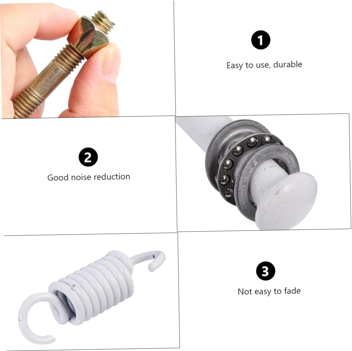 Hammock Bracket Swing Hangers Kit 1 Set Spring Accessories Hook Screw Bolt for Swing Chair Hammock Frame