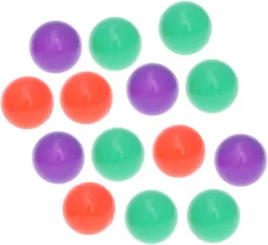 HANABASS 200PCS Crush Ocean Balls for Macaron Mixed Color Bath and Pit Safe Educational Play Balls Playhouses and Pools