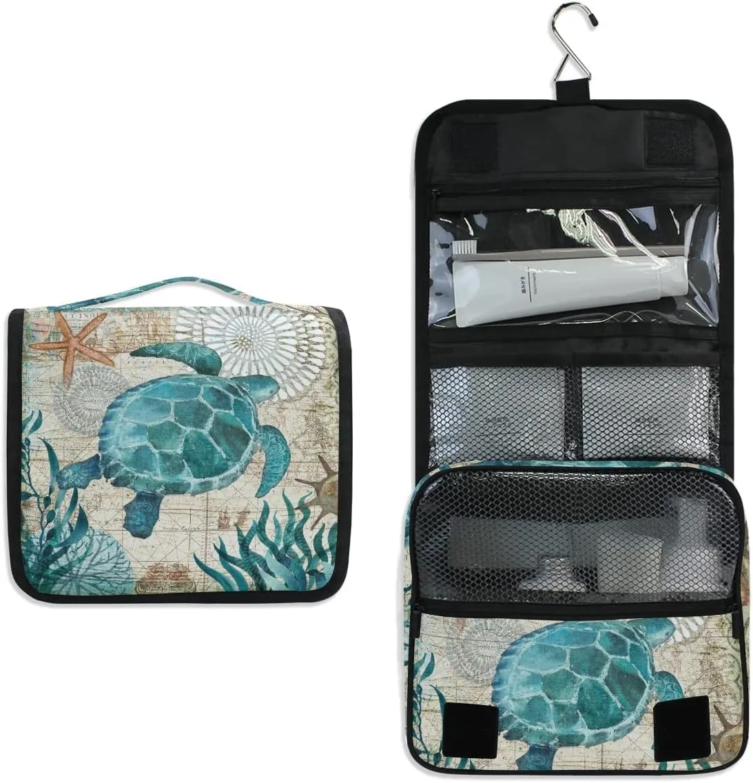 Hanging Travel Toiletry Bag Kit Makeup Case Cosmetics Organizer for Men Women