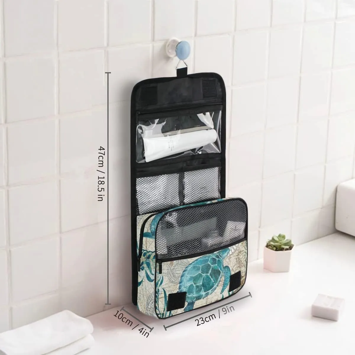 Hanging Travel Toiletry Bag Kit Makeup Case Cosmetics Organizer for Men Women