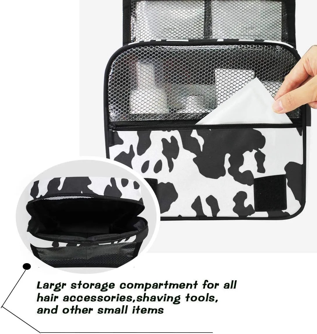 Hanging Travel Toiletry Bag Kit Makeup Case Cosmetics Organizer for Men Women