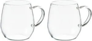 Hario "Round" Glass Mug Set, 360ml, 2pcs