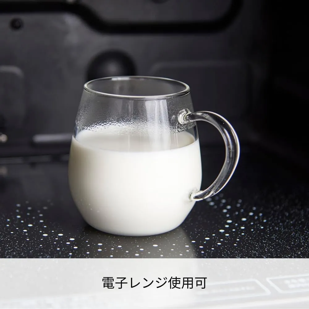 Hario "Round" Glass Mug Set, 360ml, 2pcs