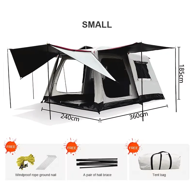 HARMONY - Luxurious Glamping Tent PU 3000mm 6-8 ppl