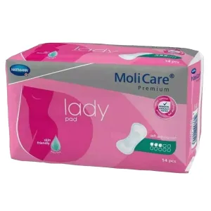 Hartmann 168644 MoliMed Premium Bladder Control Pad, Midi, 5-1/2" Width, 13" Length (Pack of 168)