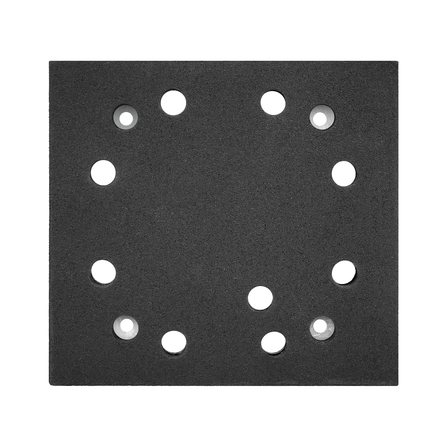 HASMX 1-Pack 1/4" Sheet 8 Hole Stick Square Sanding Backing Plate Replacement Sander Pad for Porter Cable Models 340 342 380 D26411