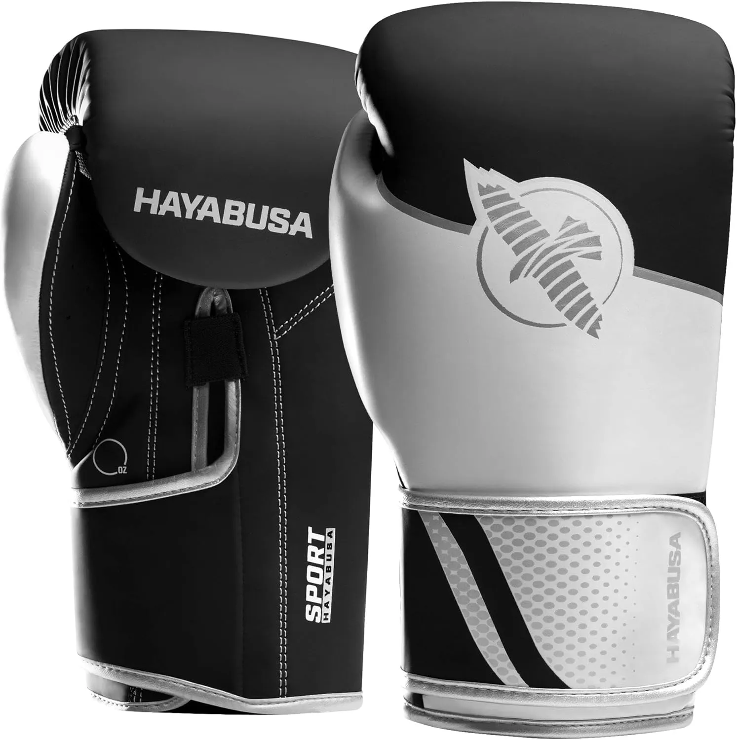Hayabusa Sport Boxing Gloves for Men and Women – Dual-Splinted Wrist Support, Multi-Density Foam Padding, Contoured Fit – Ideal for Boxing, Kickboxing, and Muay Thai Training