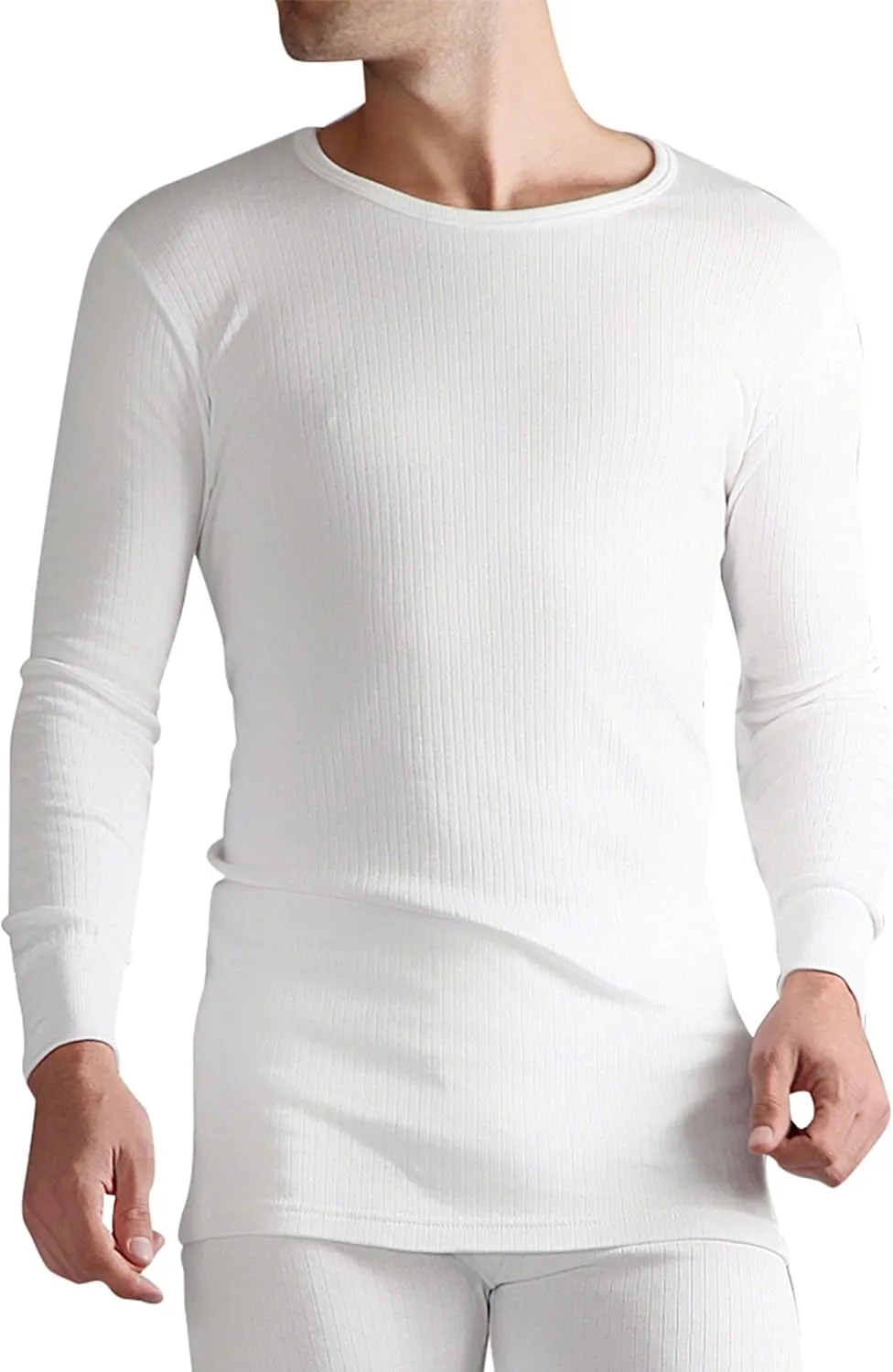 HEAT HOLDERS - Mens Winter Warm Thermal Underwear Long Sleeve Vest Top Shirt