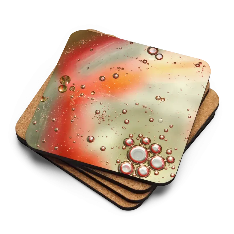 Heat Resistant Abstract Circles Coasters