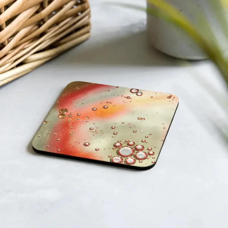 Heat Resistant Abstract Circles Coasters