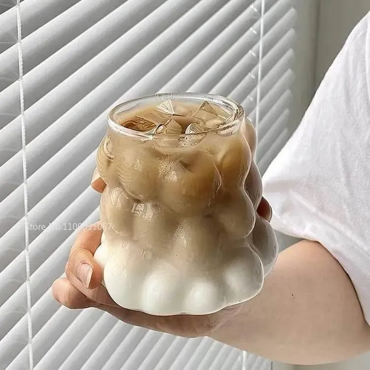 Heat-Resistant Clear Glass Cup Set - Coffee Tea Juice Beer Mugs
