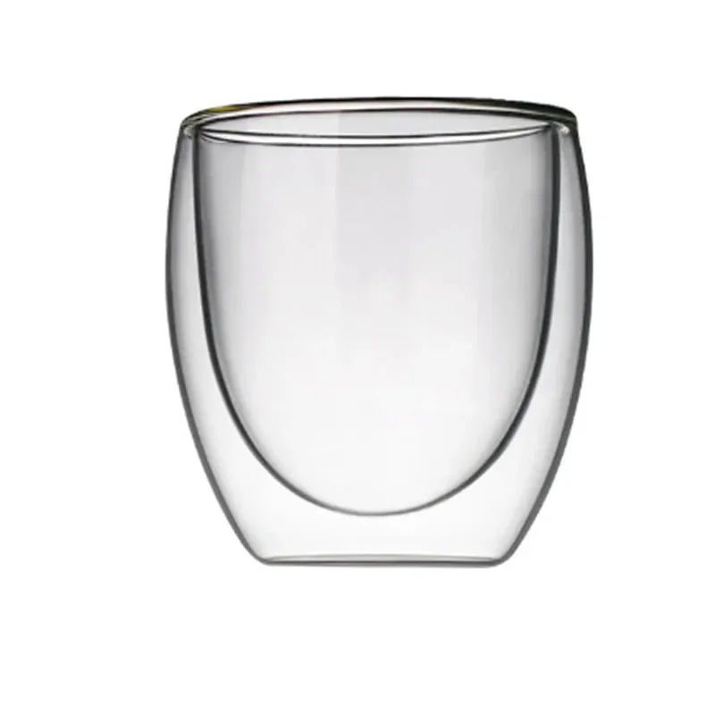 Heat-Resistant Double Wall Glass Cup Set