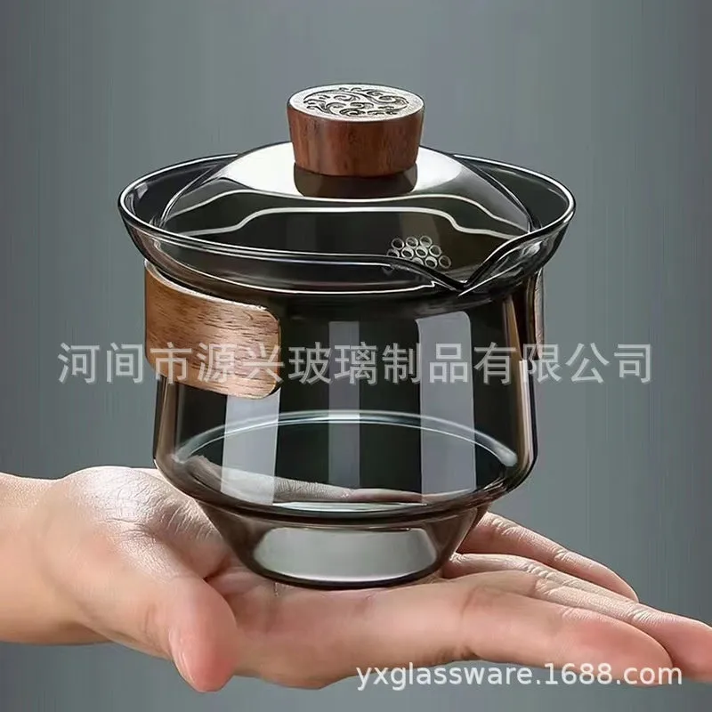 Heat Resistant Glass Tea Set, Gongfu Red Tea High-end Set