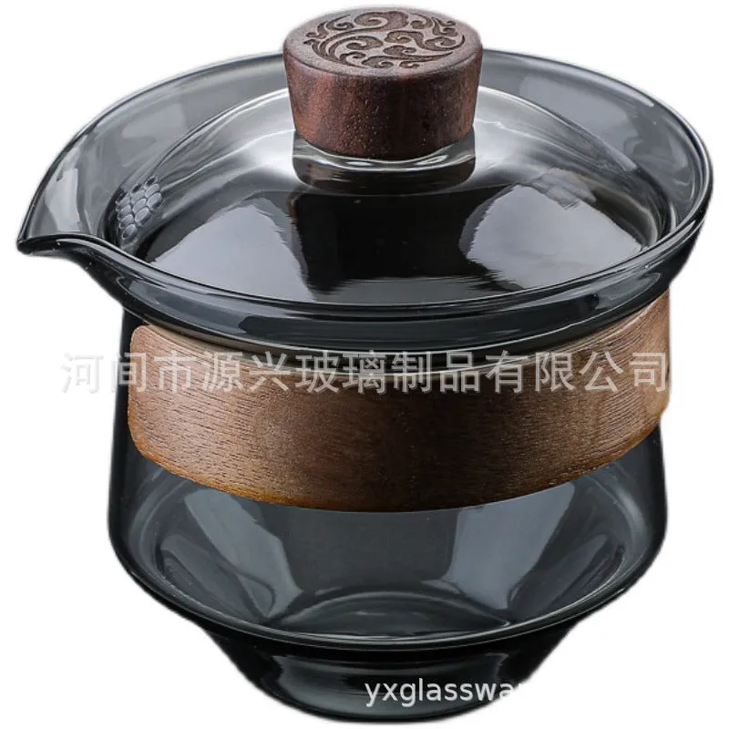 Heat Resistant Glass Tea Set, Gongfu Red Tea High-end Set