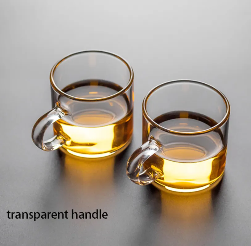 Heat-Resistant Glass Tea Set Magnetic Water Diversion Semi-Automatic   6 Cups