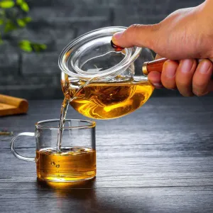Heat-resistant Glass Tea Set Teapot