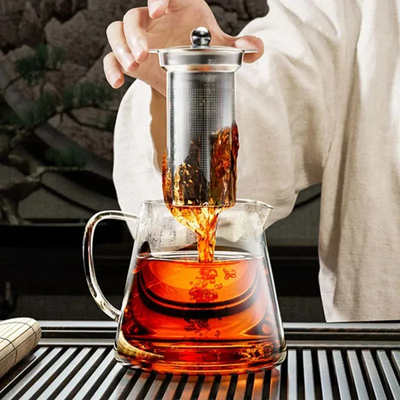 Heat-Resistant Glass Teapot