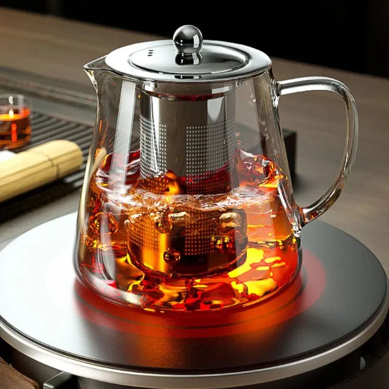 Heat-Resistant Glass Teapot