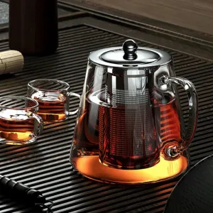 Heat-Resistant Glass Teapot
