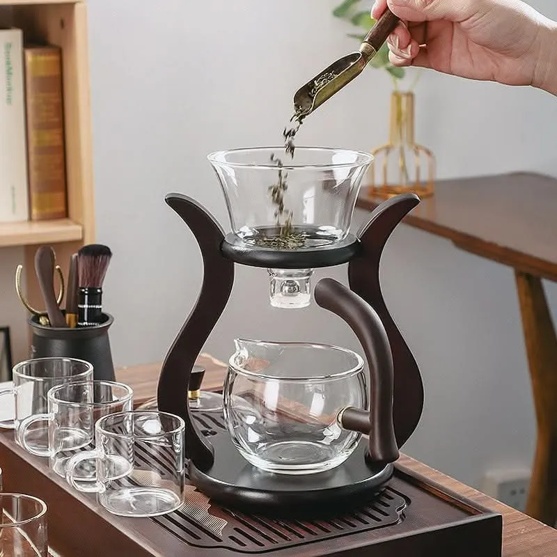 Heat-Resistant Magnetic Glass Tea Set