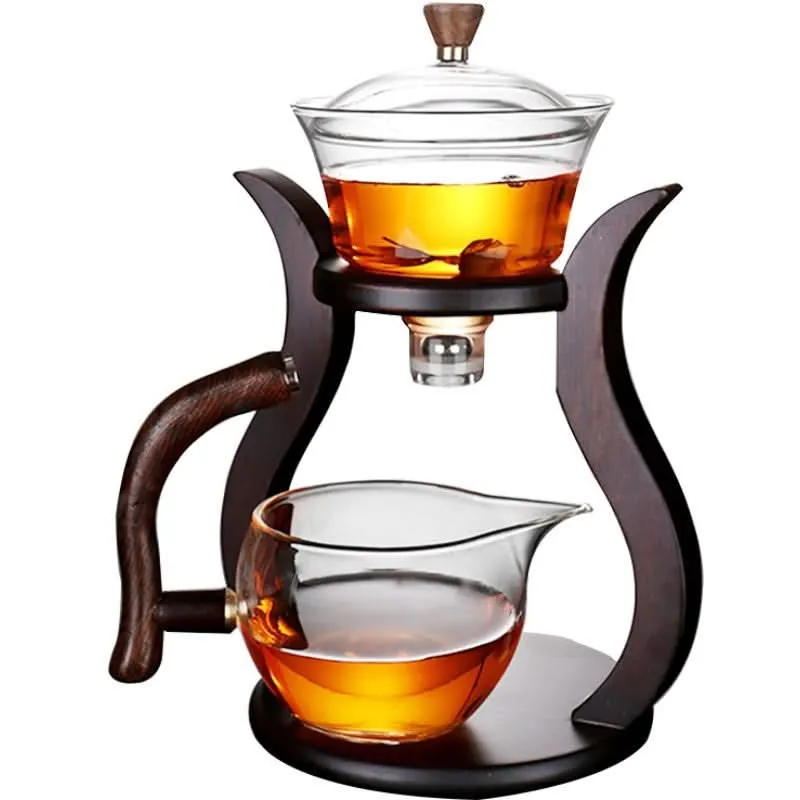 Heat-Resistant Magnetic Glass Tea Set