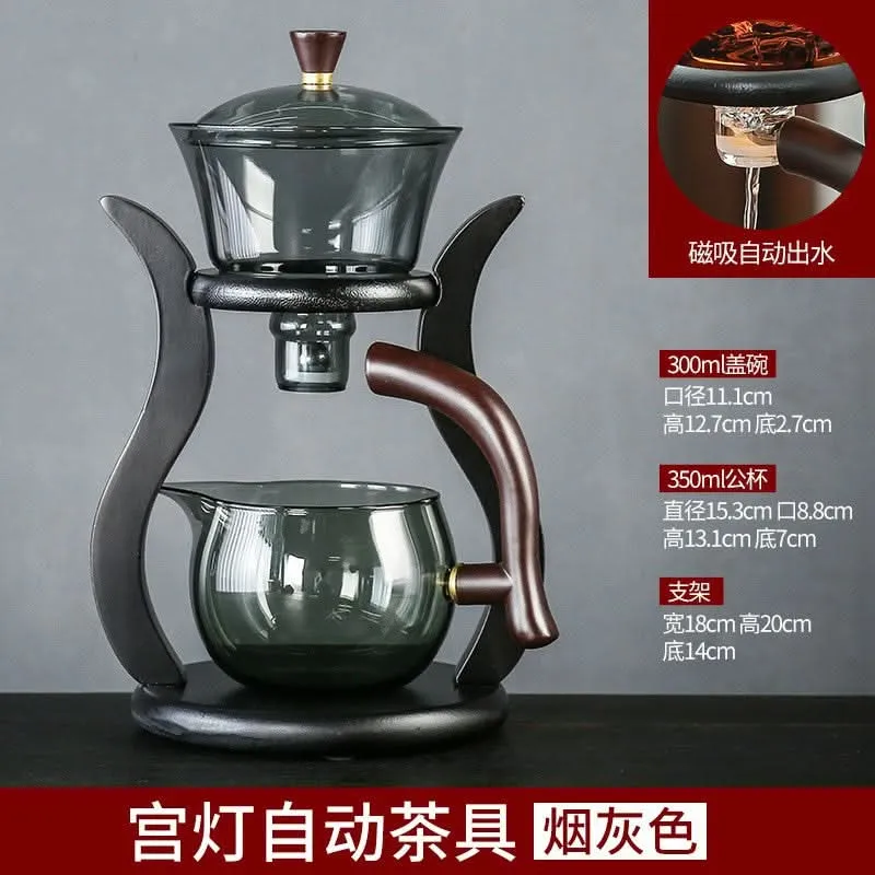 Heat-Resistant Magnetic Glass Tea Set
