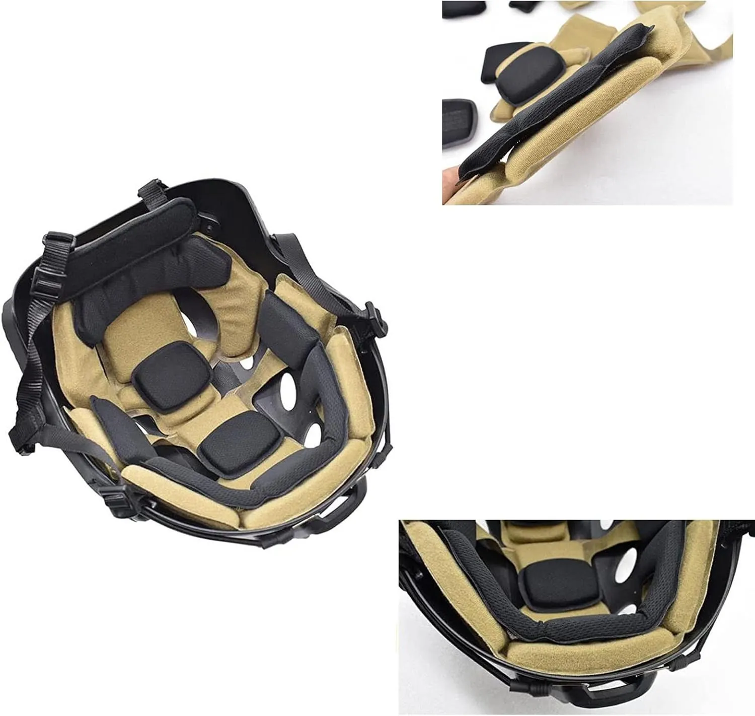 Helmet Chin Strap and Tactical Airsoft Helmet Pads Universal Internal Foam Padding Protective Cushion Accessories