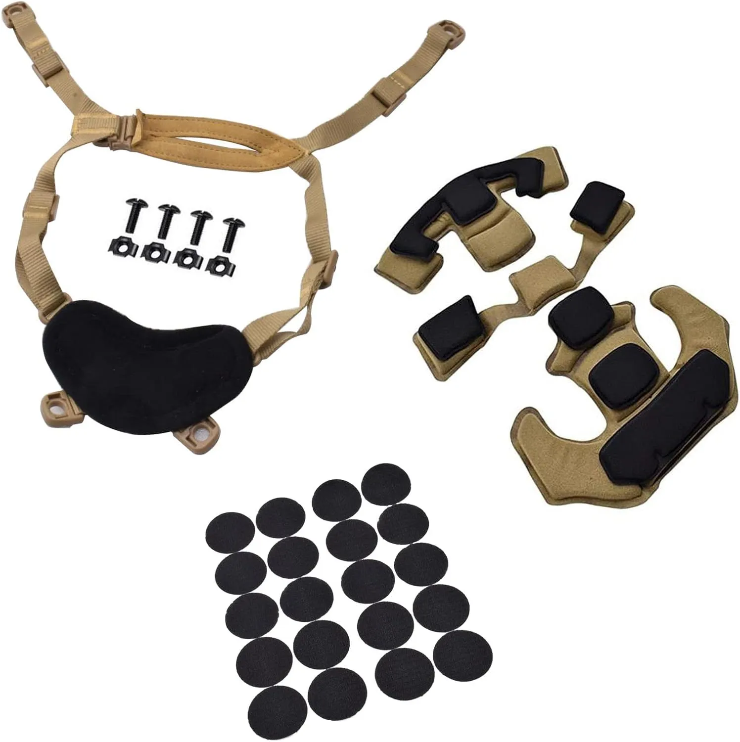 Helmet Chin Strap and Tactical Airsoft Helmet Pads Universal Internal Foam Padding Protective Cushion Accessories