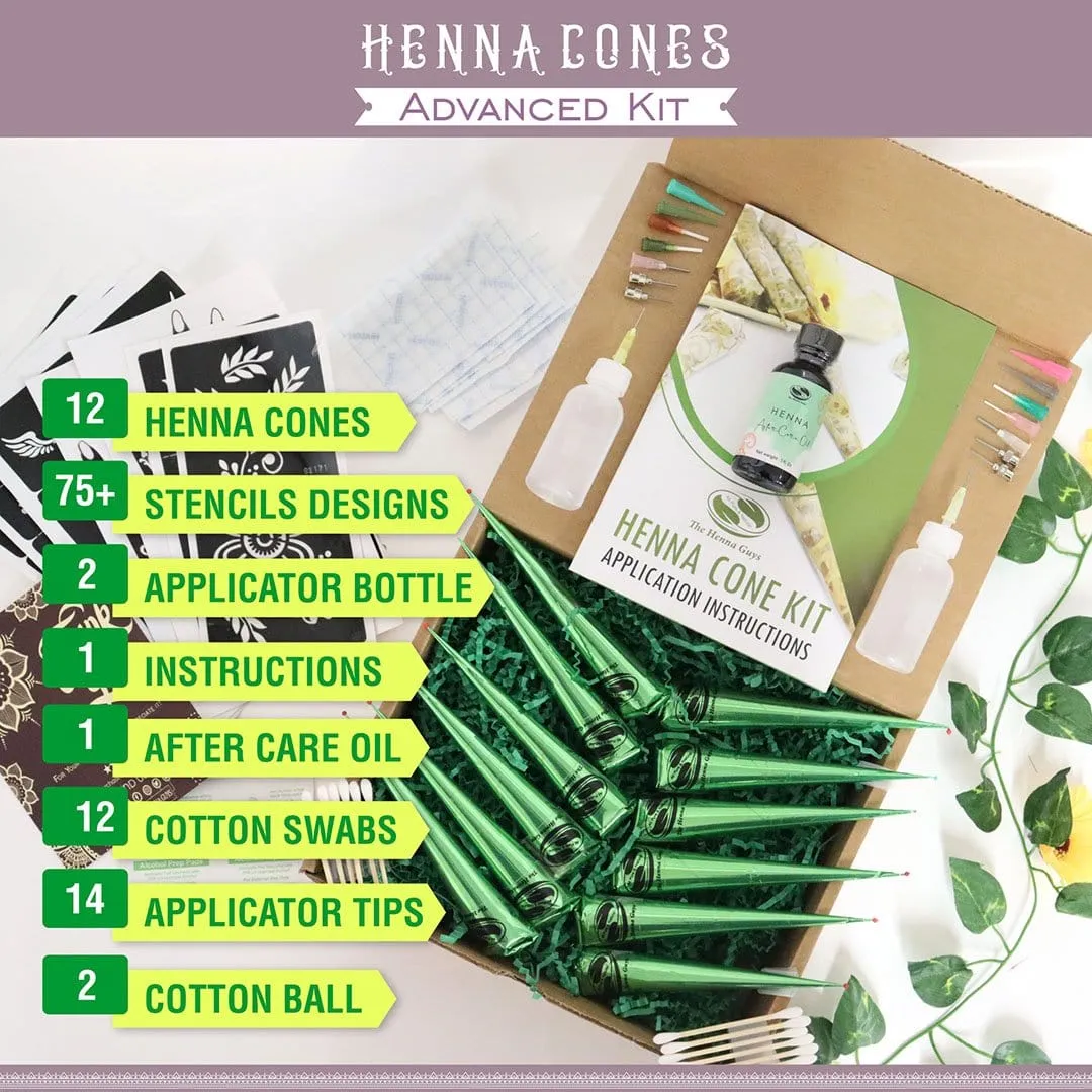 Henna Cones Advanced Kit