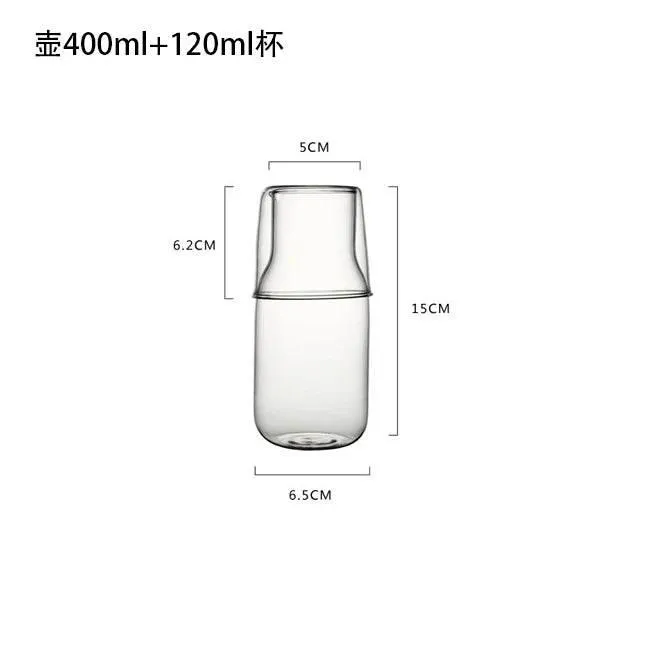 High Borosilicate Glass Beverage Set - Durable Heat-Resistant Drinkware