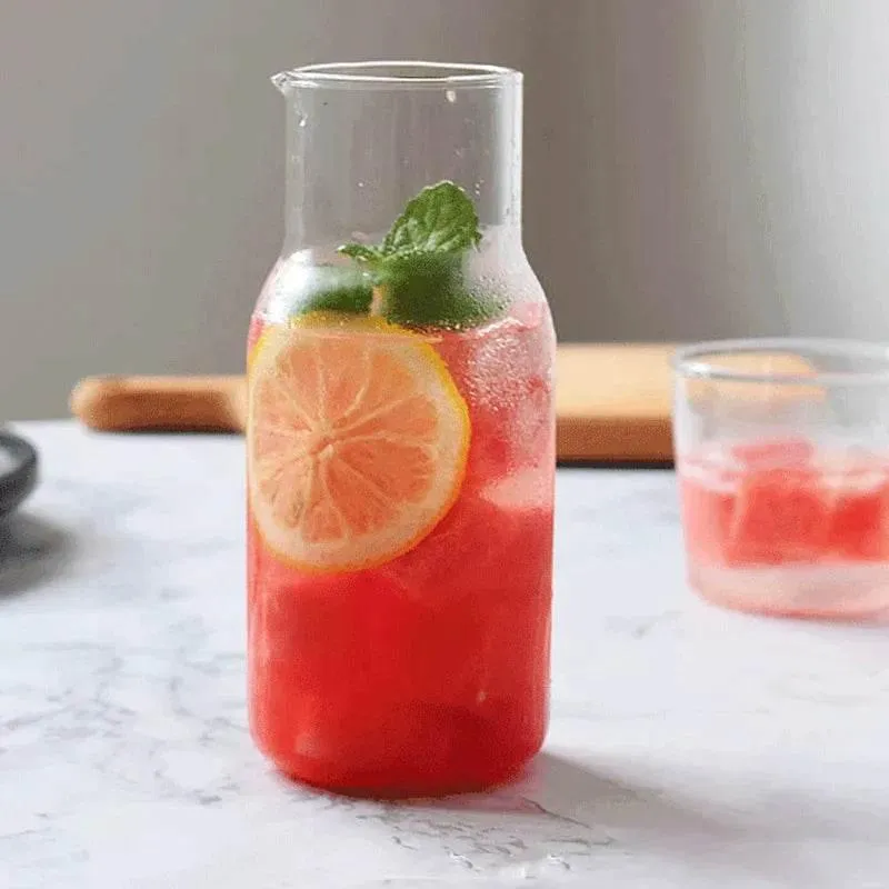High Borosilicate Glass Beverage Set - Durable Heat-Resistant Drinkware