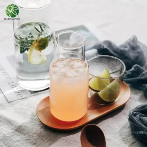 High Borosilicate Glass Beverage Set - Durable Heat-Resistant Drinkware