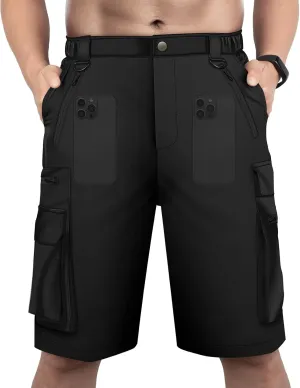 Hiking Cargo Shorts for Men,11 Multi-Pockets Outdoor Shorts,Quick-Dry,Lightweight,Multi-Purpose Tactical Shorts