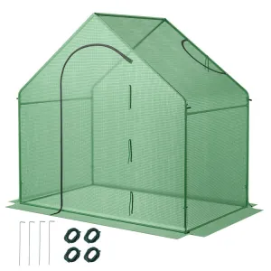 Hivvago Portable Outdoor Warm House with PE Cover and Roll-up Zippered Door