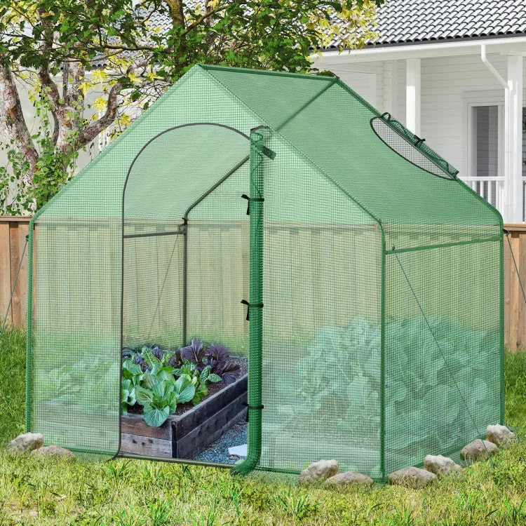 Hivvago Portable Outdoor Warm House with PE Cover and Roll-up Zippered Door