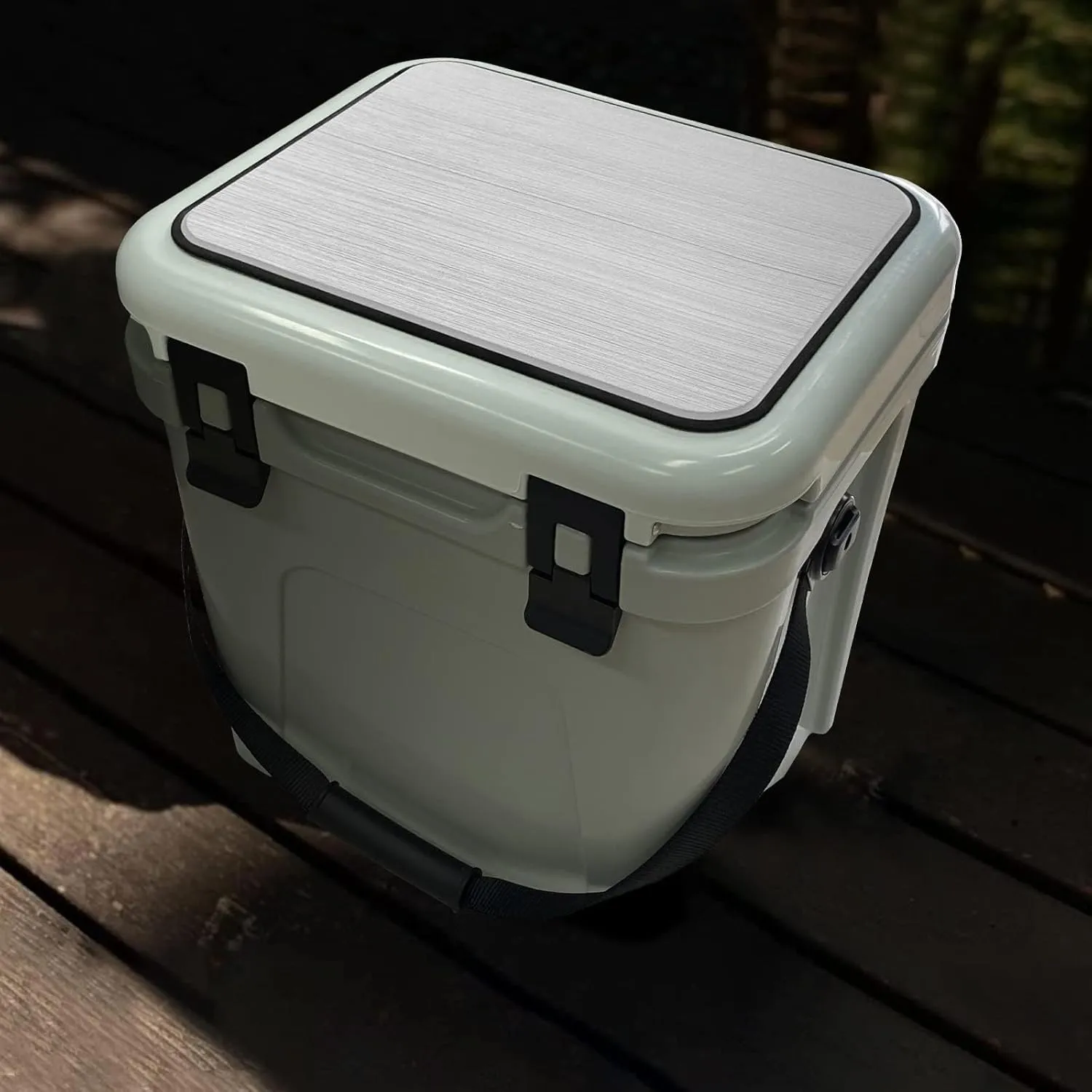 Hjdeck Cooler Pad for YETI Roadie 24 Cooler Seat Cushion Soft Self-Ahesive Cooler Pad Accessory