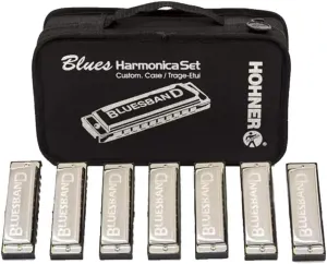 Hohner Bluesband Harmonica 7-Piece Set